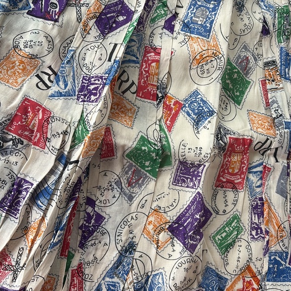 Stamp Print Skirt - Picture 4 of 5